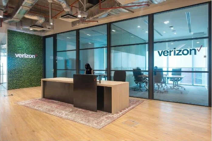 Verizon office by Riane